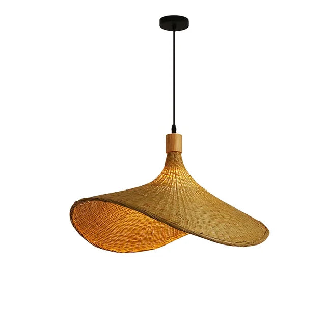 Suspension naturelle en bambou – Lampe décorative pour une ambiance chaleureuse
