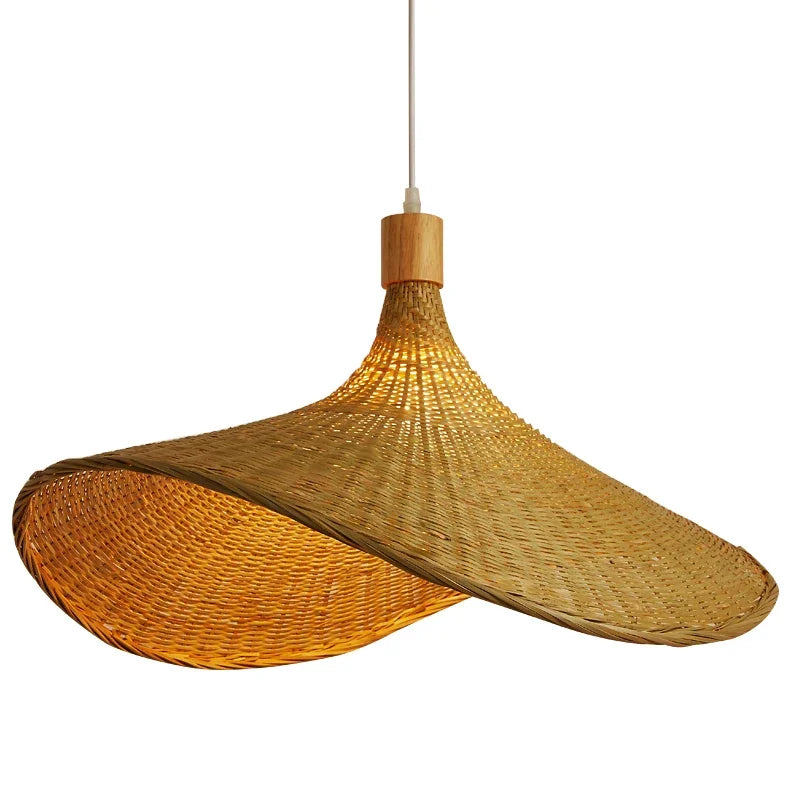 Suspension naturelle en bambou – Lampe décorative pour une ambiance chaleureuse