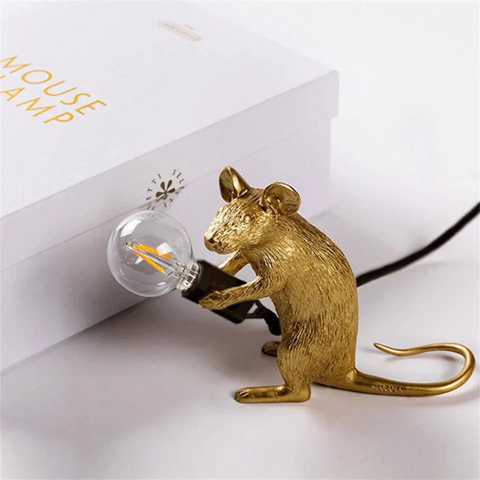 Lampe de Table Souris Art Déco