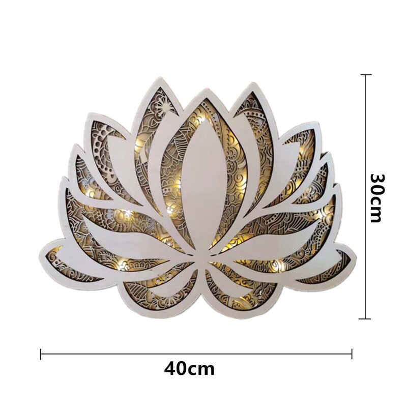 Applique Murale LED Lotus Élégance