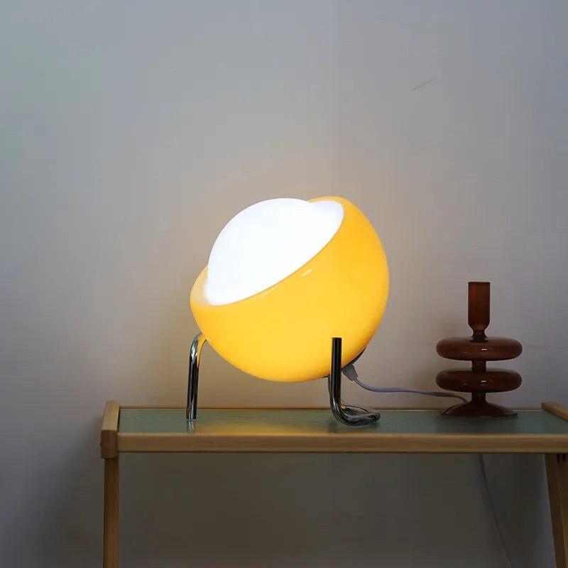 Lampe de Table en Verre Bauhaus