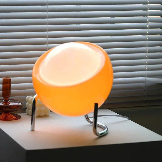 Lampe de Table en Verre Bauhaus