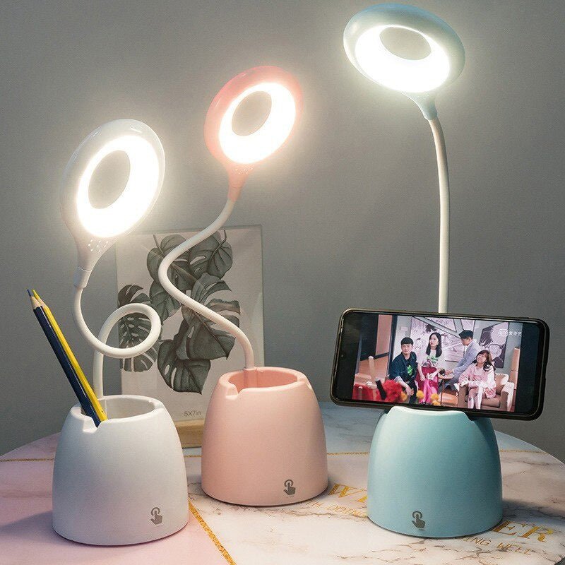 Lampe de Bureau pour Enfants avec Support Téléphone