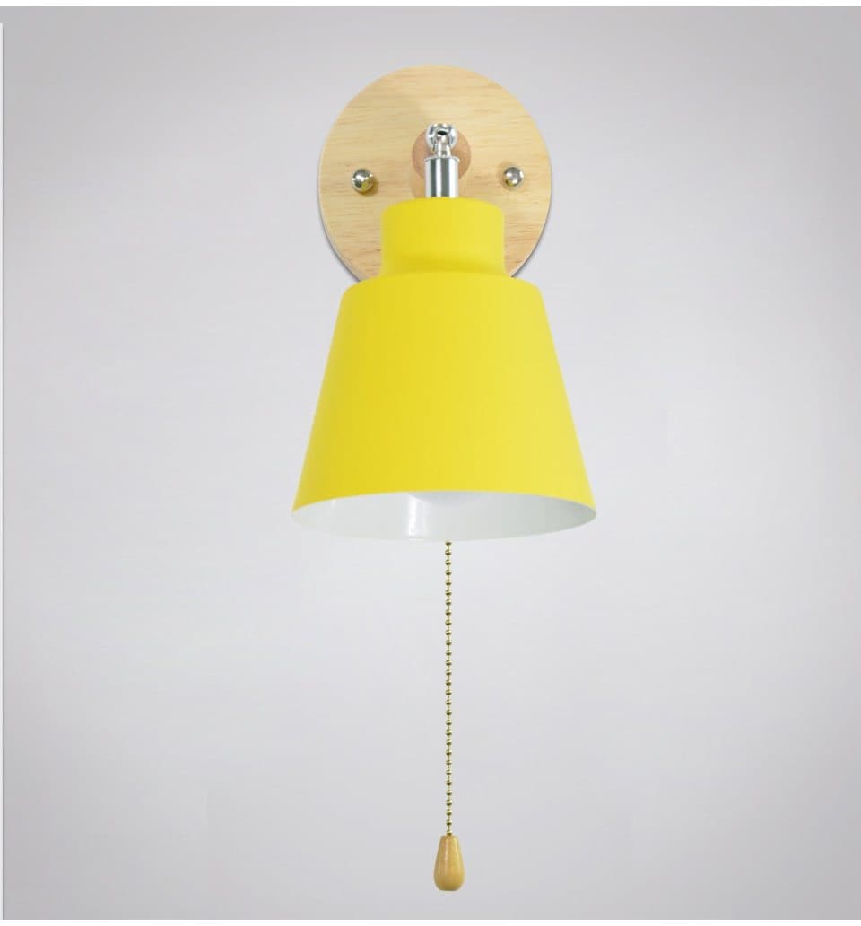 Lampe Murale Pivotante avec Interrupteur à Tirette