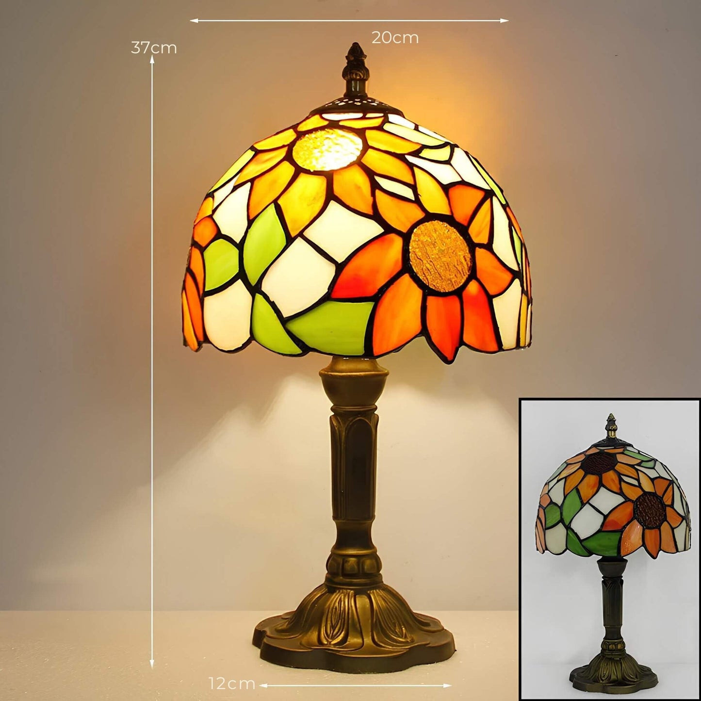 Luminous – Lampe de Table en Verre Coloré