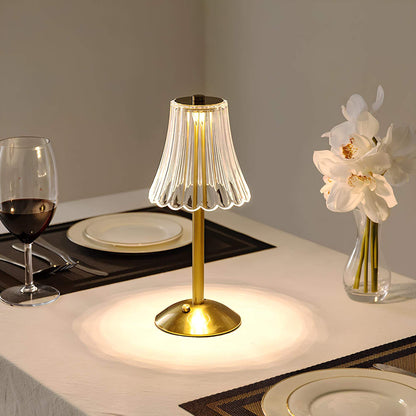 Lampe de Table LED Élégante au Design Rétro pour un Éclairage Sophistiqué