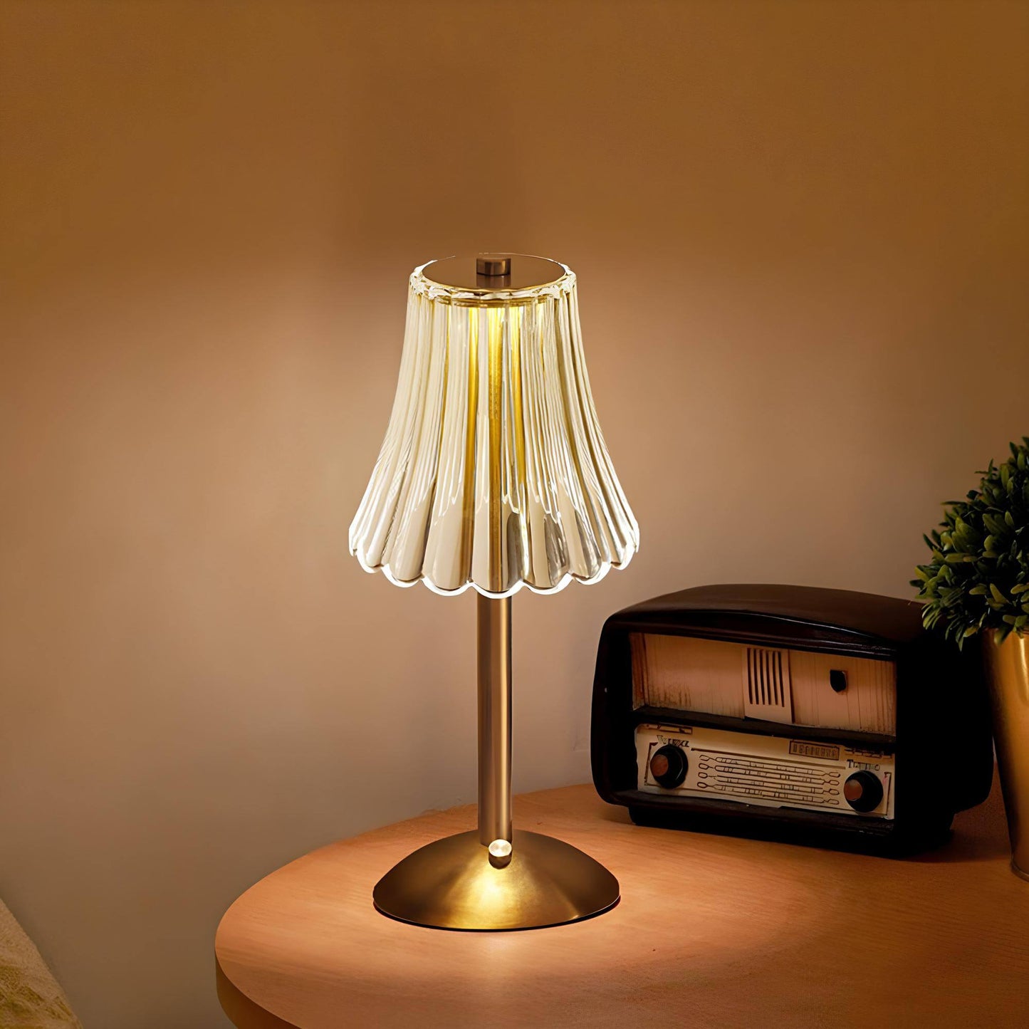 Lampe de Table LED Élégante au Design Rétro pour un Éclairage Sophistiqué