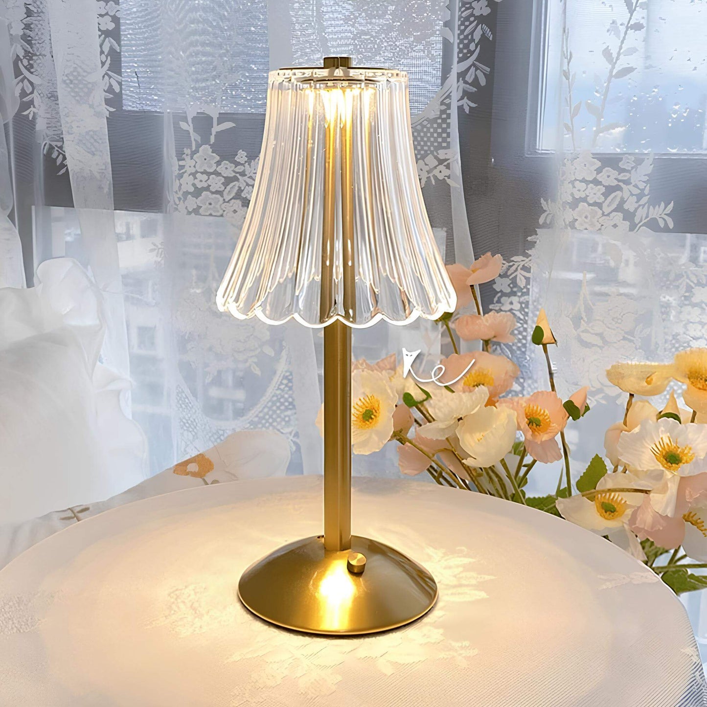 Lampe de Table LED Élégante au Design Rétro pour un Éclairage Sophistiqué